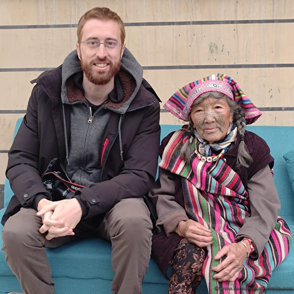 fabio nodari with Dulong woman