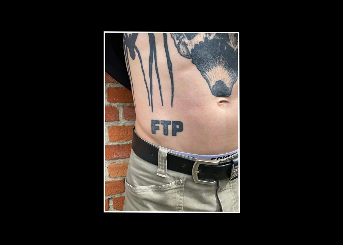 ACAB tattoos – FTP logo tattoo meaning fuck the police - ftp clothing tattoo