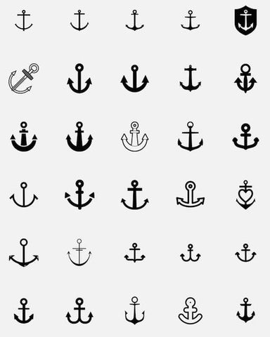 Anchor Finger Tattoo Ideas Men