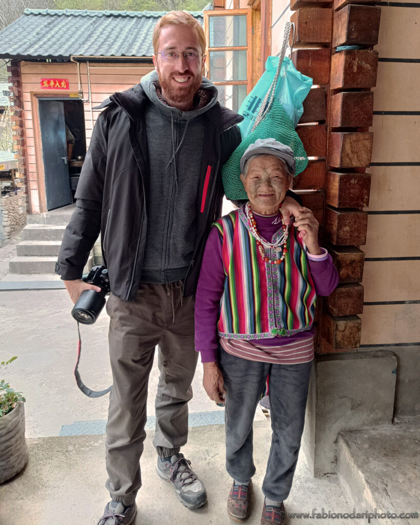 fabio nodari with Dulong woman