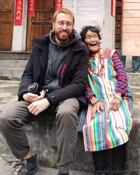 fabio nodari with Dulong woman