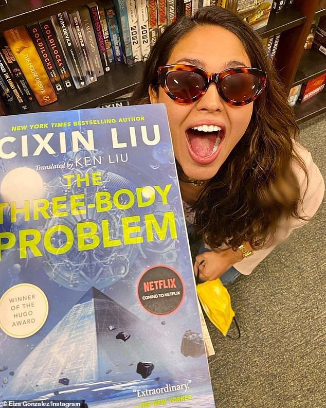 Eiza Gonzalez in 2021, expressing her enthusiasm for joining the cast of '3 Body Problem', a major upcoming Netflix series from the creators of Game of Thrones.