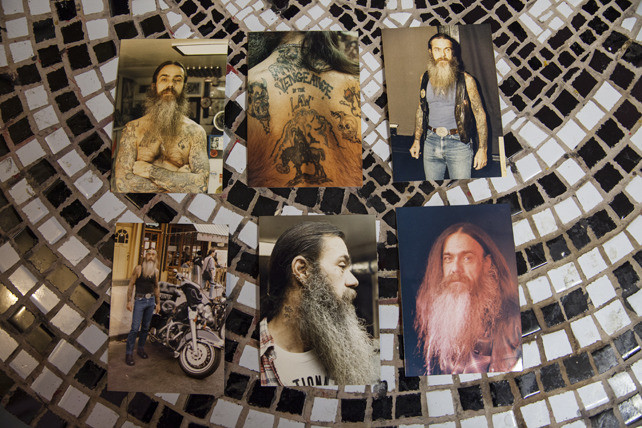 Clayton Patterson archive section showcasing the depth of tattoo history documentation.