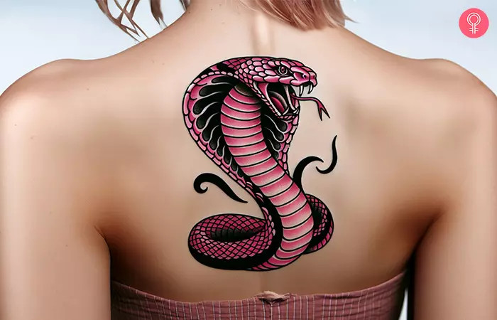 Pink Cobra Tattoo