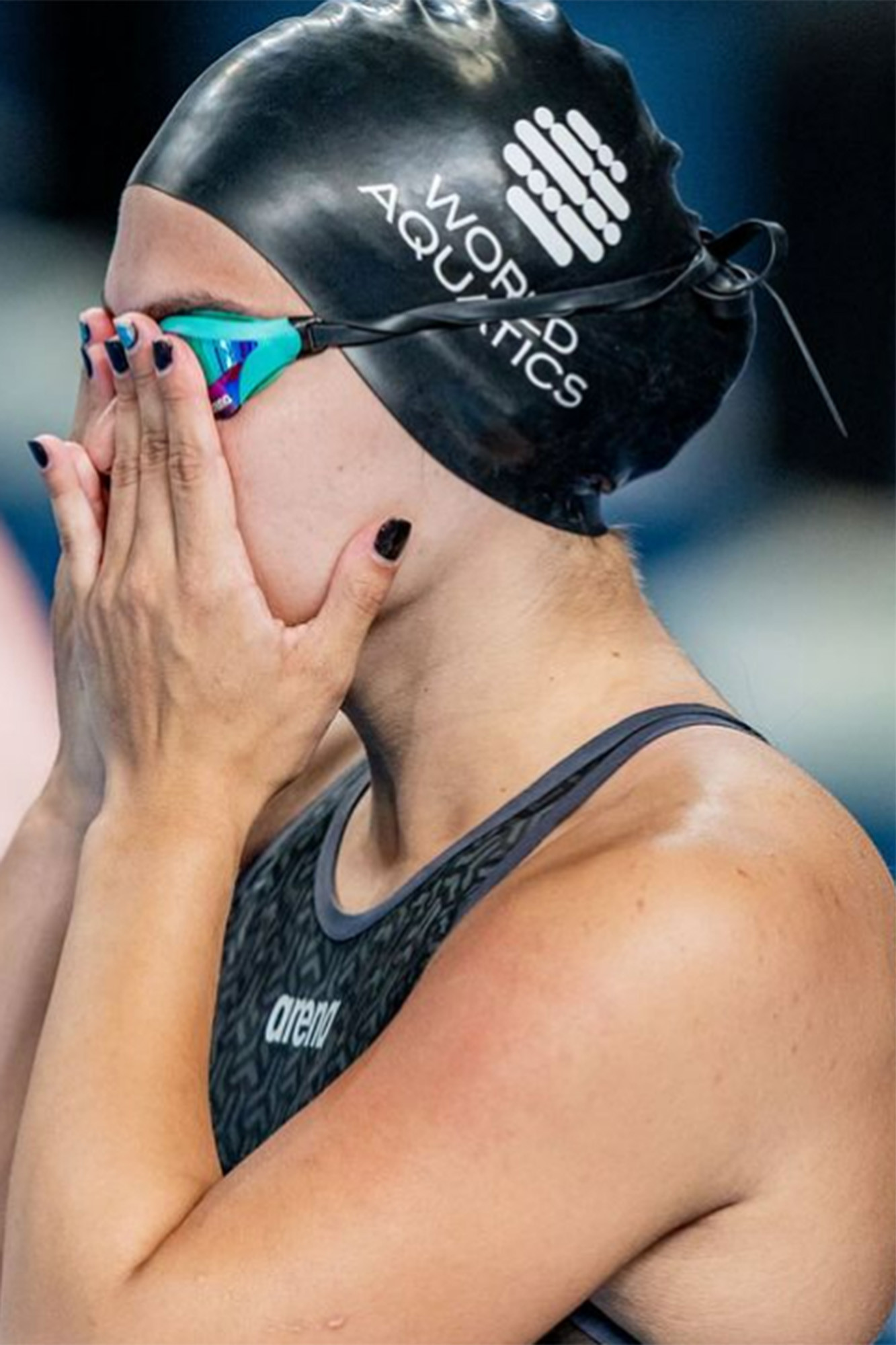 Luana Alonso announces swimming retirement after Olympics race.