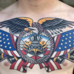 Classic American Flag Tattoo