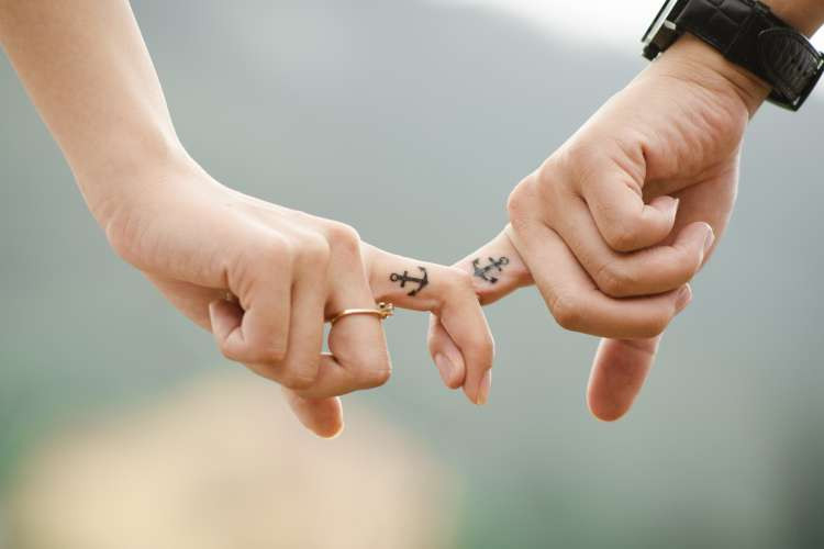 anchor tattoo ideas for couples