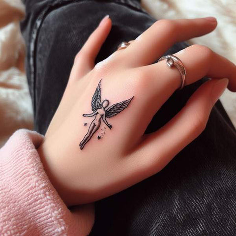 Angel Hand Tattoo 1