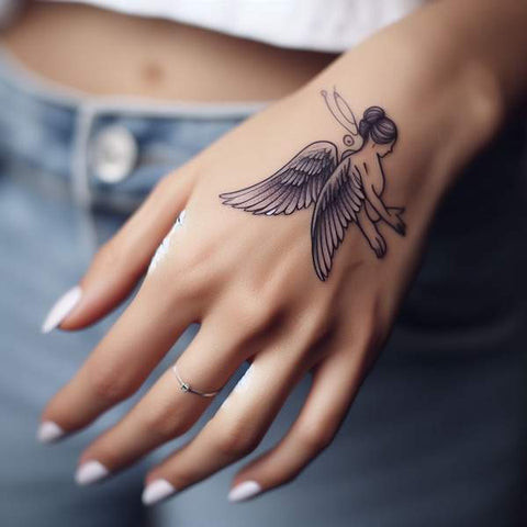 Angel Hand Tattoo 2