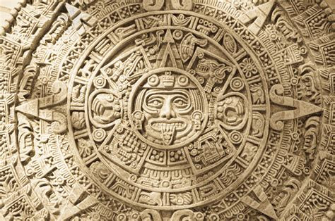 Radiant Aztec Sun Tattoo Design