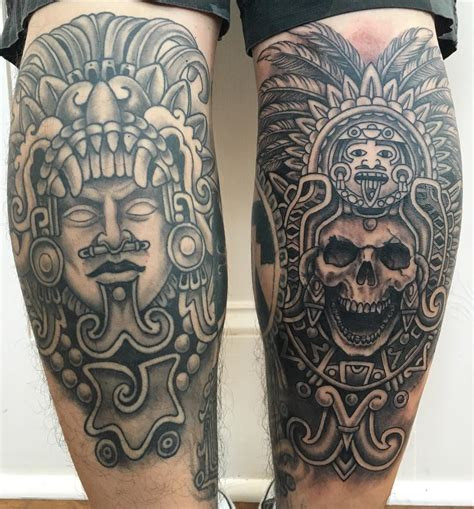 Collection of Aztec Tattoo Designs