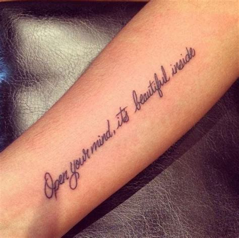 Artistic Beautiful Cursive Tattoos