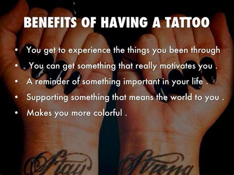 Benefits Of Getting A Tattoo