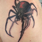 Black Widow Tattoo Design