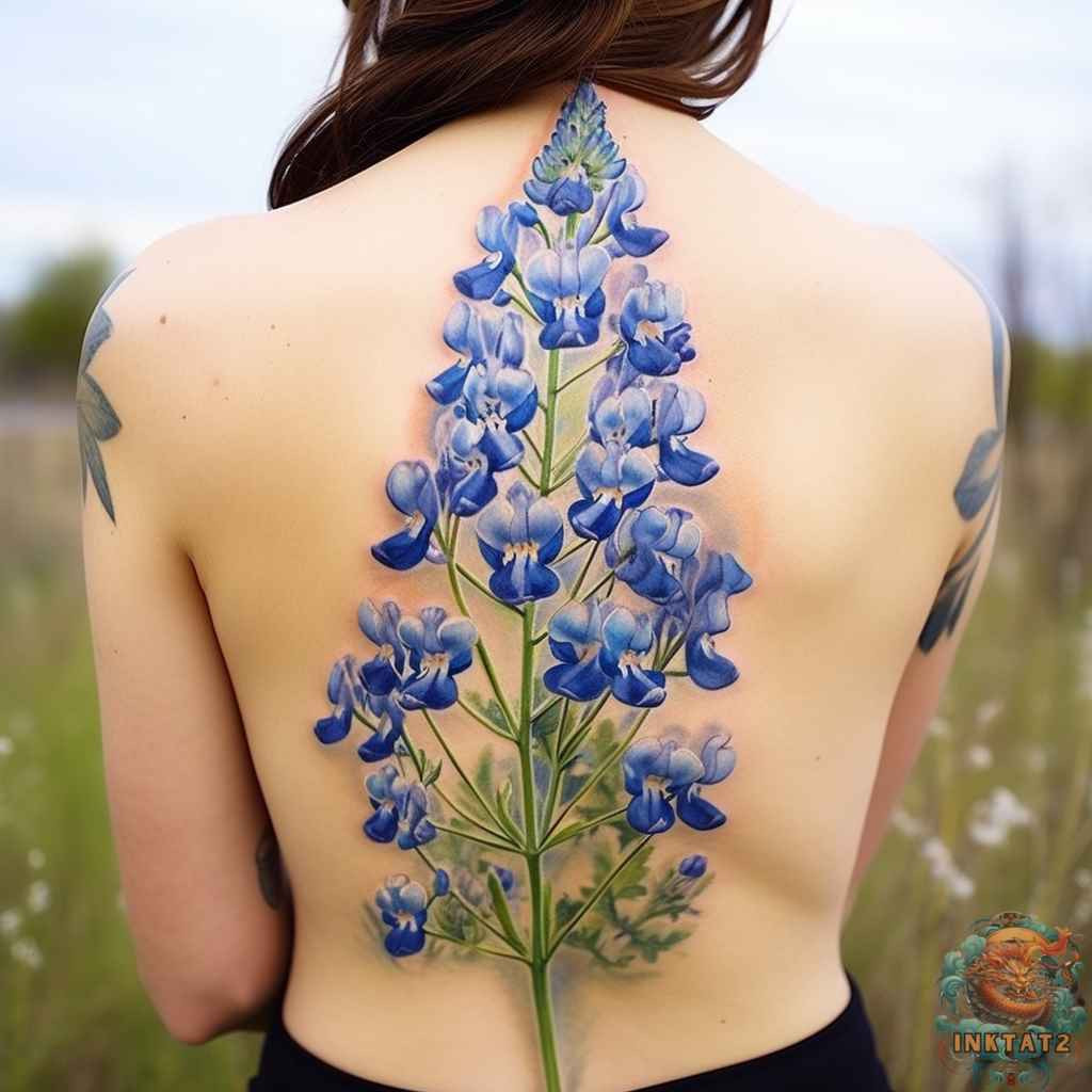 Bluebonnet Tattoos: Exploring the Meaning, Symbolism, and Designs of Texas’ State Flower