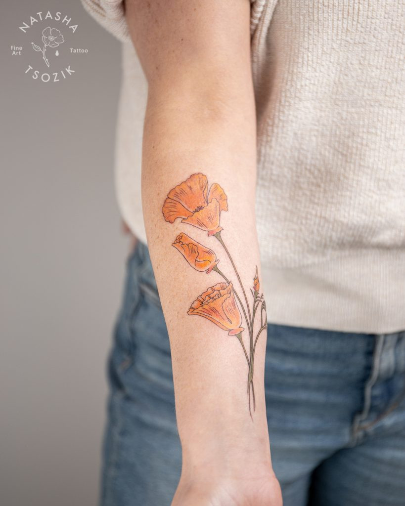 CA Orange Poppies by Natasha Tsozik 02