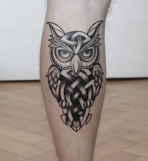 Celtic Owl Tattoo