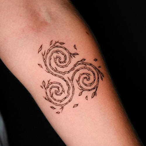 Celtic Triskelion Tattoo