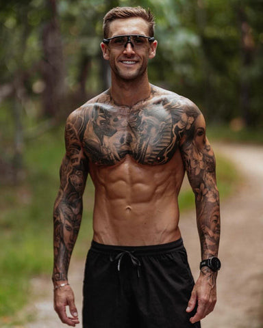 Man with a detailed chest tattoo