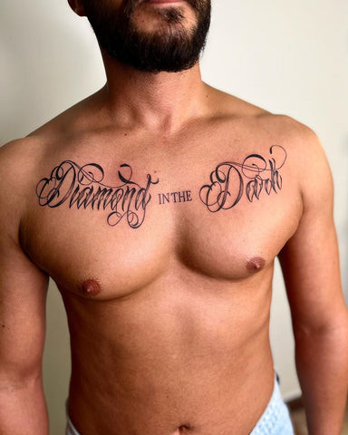 Chest Tattoos For Men Quotes