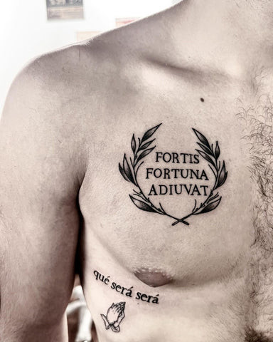 Chest Tattoos For Men Quotes