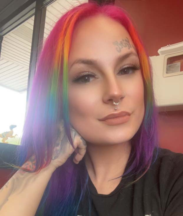 Christina Daenara, a specialized tattooist at Ghost Light Tattoo Parlor, Milwaukee
