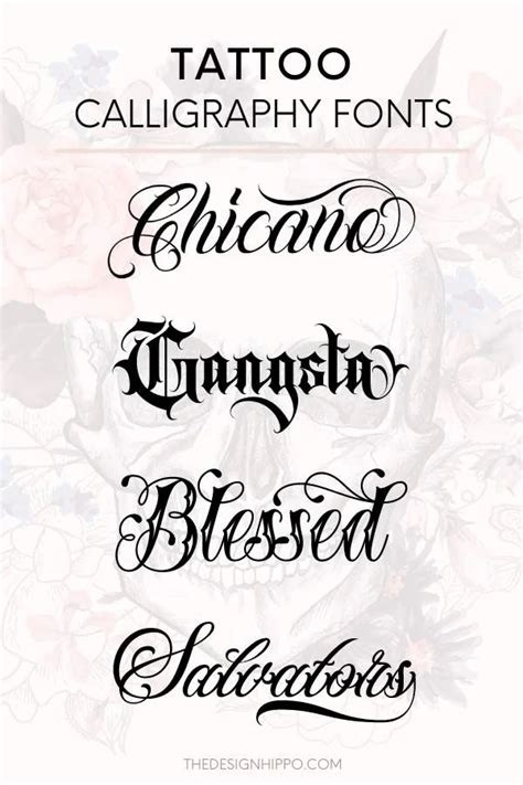 Cursive Font Styles For Tattoos Ideas