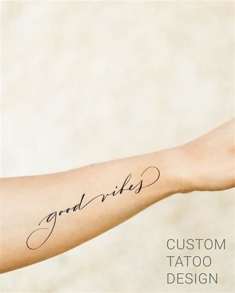 Variety of Cursive Tattoo Designs