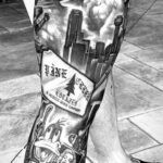 Dak Prescott massive leg tattoo