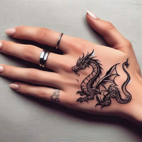 Dragon Hand Tattoo