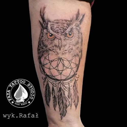 Dreamcatcher Owl Tattoo