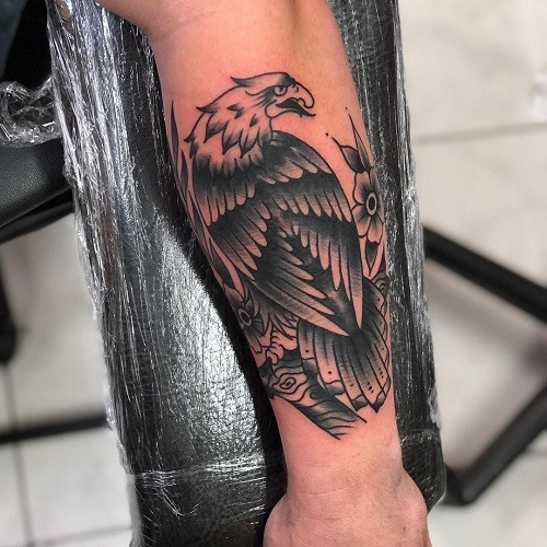 Eagle Forearm Tattoo