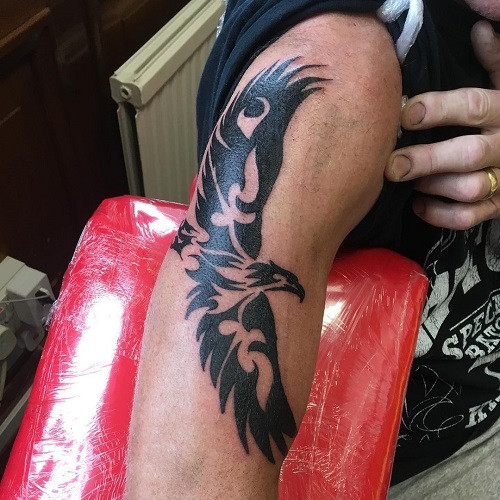 Eagle Tribal Tattoo