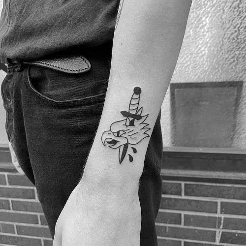 Eagle Wrist Tattoo