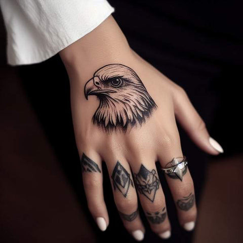 Eagle Hand Tattoo