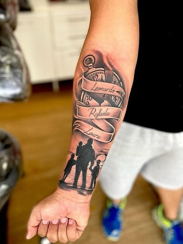 Name Tattoo on Forearm