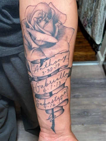 Family Name Tattoo Design
