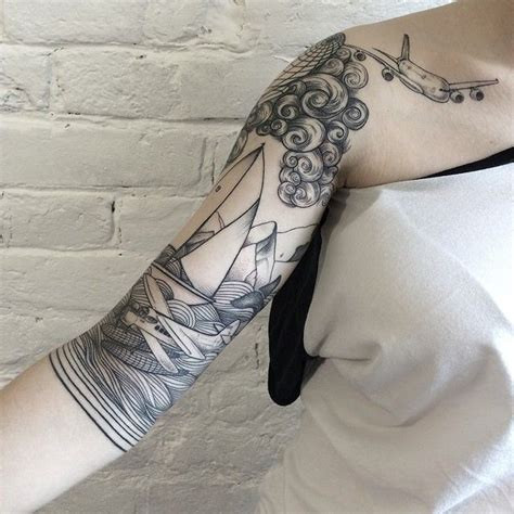 Female sleeve tattoo placement