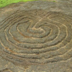 2500-year-old labyrinth rock carving in Goa