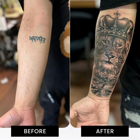 Lower Arm Cover Up Tattoos