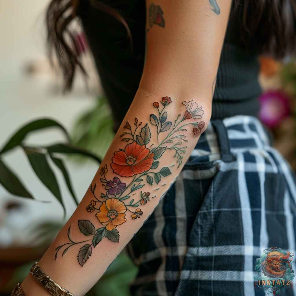 Bold and empowering forearm tattoo for women.