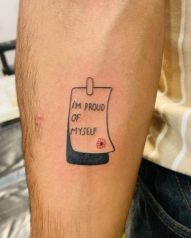 Forearm Quote Tattoos for Men