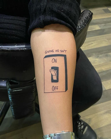 Forearm Quote Tattoos for Men