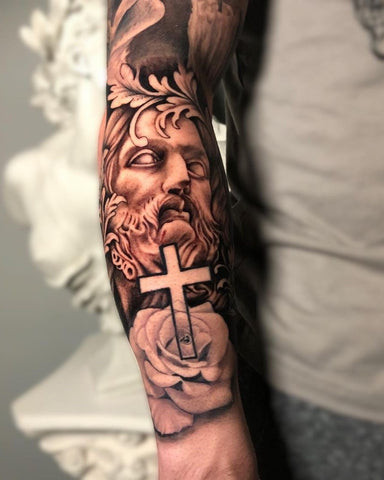 Forearm Tattoos of Jesus