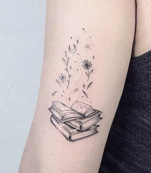 Journal and Pen Tattoo for Expressive Gemini