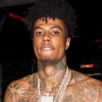 Blueface new face tattoo