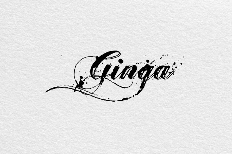 Ginga font example