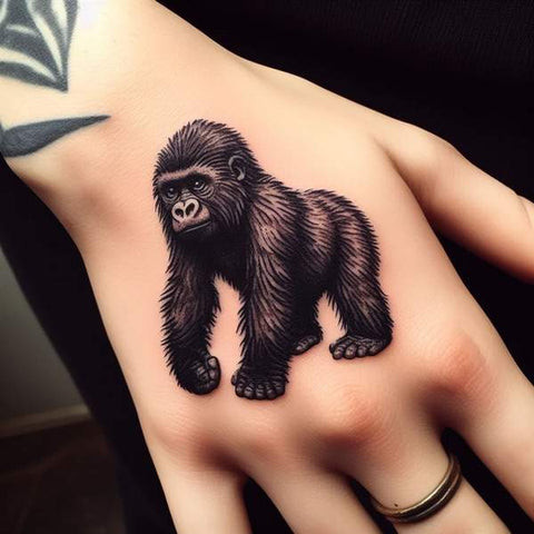 Gorilla Hand Tattoo