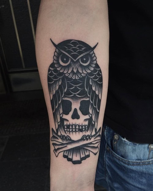 Great Horned Owl Tattoo