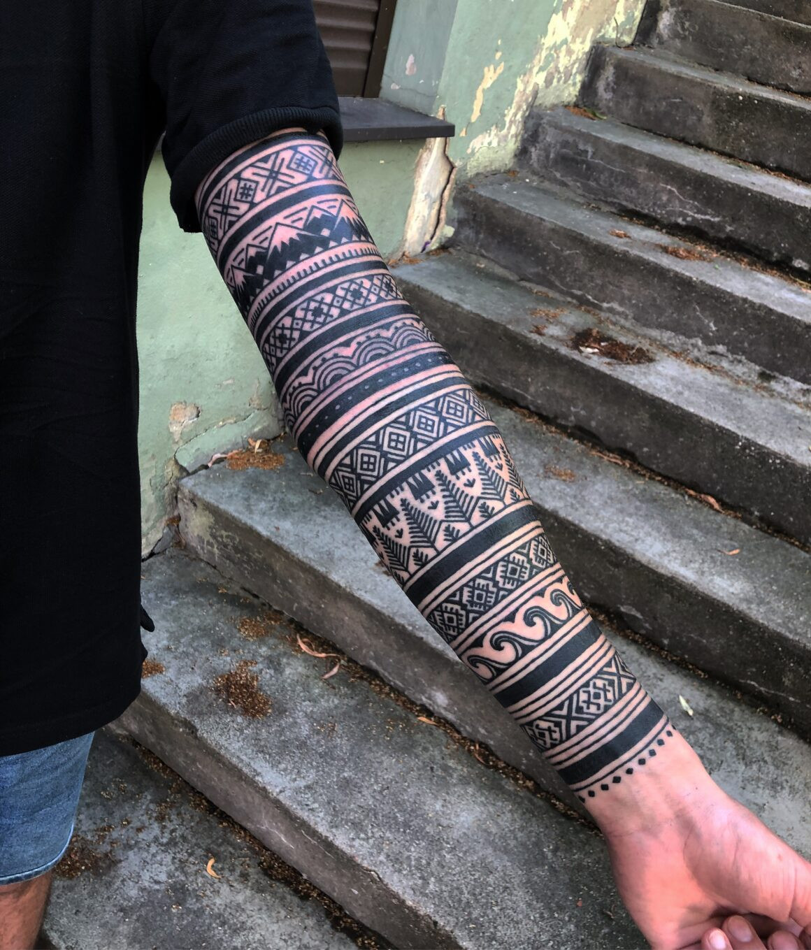 Collaborative Design Process in Tribal Body Suit Tattoos